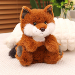 Peluche Personalizzato in Cotone PP a Forma di Volpe - Bellissimo Regalo per Bambini, Giocattoli di Peluche all'Ingrosso - Product Image 2