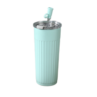 Meilleures ventes - Tasse thermique isolée sous vide en acier inoxydable, design portable de style américain, grande capacité, écologique