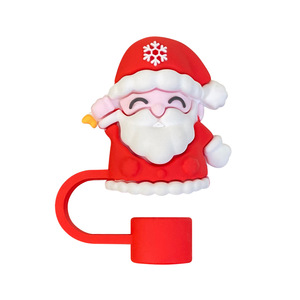 Ensemble de bâtonnets à mélanger pour boissons de Noël, 5 motifs (Père Noël, renne, sapin, gant), en PVC, pour <span class=keywords><strong>café</strong></span>, chocolat, fêtes, vente en gros - Product Image 6