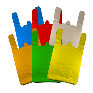 High Quality HDPE <b>Transparent</b> Plastic T-Shirt <b>Bag</b> for Supermarket Grocery Turkey Origin - Product Image 3