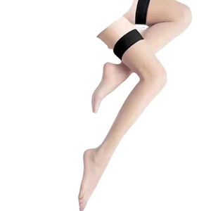Women Thigh High Stockings 5D Ultra Thin Transparent Solid Color Silicone Non Slip Sexy For Women - Product Image 5