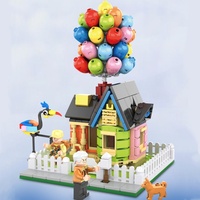 Dekai DK7025 Blocs de construction en plastique ABS sur le thème de la nature, maison suspendue en forme de ballon, jouet de construction pour bébés, puzzle