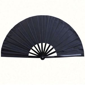 13INCH Promo Festival <b>Large</b> Clack Bamboo Hand Held <b>Fan</b> Custom - Product Image 5