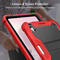 Étui antichoc à trois couches pour tablette iPad 10e génération 10,9 pouces, housse pour iPad 11e génération A16 11 pouces avec protection à trois couches