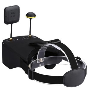 EV800D 40CH 5.8กรัม5นิ้ว800*480ชุดหูฟังวิดีโอ HD DVR หลากหลายแว่นตา FPV พร้อมแบตเตอรี่สำหรับโดรนรุ่น RC FPV - Product Image 2
