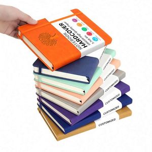 Cuaderno de Reuniones Personalizado con Tapa Dura, Grabado en Relieve, Páginas Rayadas, Encuadernación Personalizada, Correa Elástica y Bolsillo - Product Image 3
