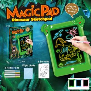 Samtoycn 恐龙彩色魔法画板涂鸦画板儿童玩具液晶书写板儿童用带4支笔 - Product Image 2