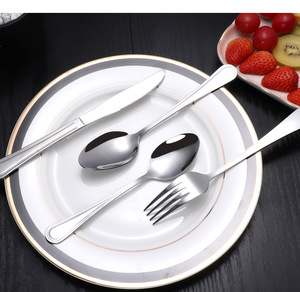 Couverts McCallen pour restaurants, argenterie en acier inoxydable, couverts miroir, cuillère, <span class=keywords><strong>fourchette</strong></span>, <span class=keywords><strong>couteau</strong></span> - Product Image 5