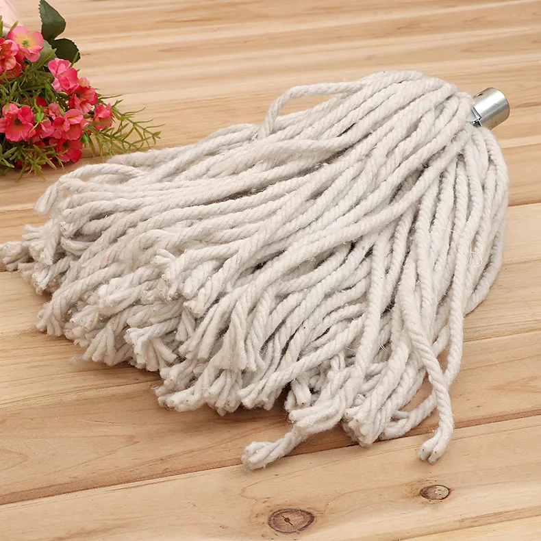 Commercial Home Iron Mop Connector with Cotton Thread Head Easy Replacement for All Kinds of Floors Cleaning