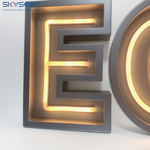 Letrero <span class=keywords><strong>de</strong></span> letra 3D SKYSEEN, nuevo diseño, luces <span class=keywords><strong>de</strong></span> neón integradas, carcasa <span class=keywords><strong>de</strong></span> Metal <span class=keywords><strong>para</strong></span> Bar, decoraciones <span class=keywords><strong>de</strong></span> calle, cafetería, tienda <span class=keywords><strong>de</strong></span> comestibles, letrero - Product Image 6