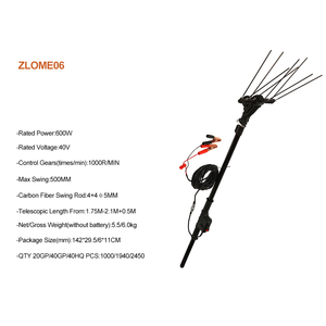 Vareador <span class=keywords><strong>de</strong></span> Aceitunas Eléctrico <span class=keywords><strong>de</strong></span> 40V y 600W, Mini <span class=keywords><strong>Cosechadora</strong></span> <span class=keywords><strong>de</strong></span> Gran Potencia y Ahorro <span class=keywords><strong>de</strong></span> Energía, Máquina para Cosechar Olivos - Product Image 3