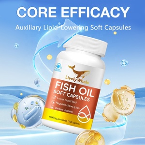 Lively Whale Omega3 Óleo De Peixe Cápsulas Macias, fonte De Alta Pureza Mar Profundo, fonte De Fábrica, OEMODM - Product Image 3