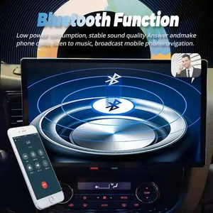 เครื่องเล่นวิดีโอมัลติมีเดียในรถยนต์ขนาด 15.6 นิ้ว รองรับ Carplay สำหรับรถยนต์มิตซูบิชิ เอาท์แลนเดอร์ 3 รุ่น GF0W GG0W ปี 2012-2018 พร้อมระบบนำทาง GPS และวิทยุติดรถยนต์ระบบแอนดรอยด์ - Product Image 4