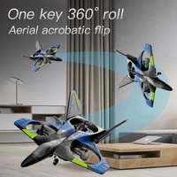 Avión RC 4DRC V27 de Espuma EPP Grande con Cámara WiFi, Despegue y Aterrizaje Vertical, Vuelo Estacionario en Altitud, Volteretas 3D, Juguete de Control Remoto Tipo Jet de Combate