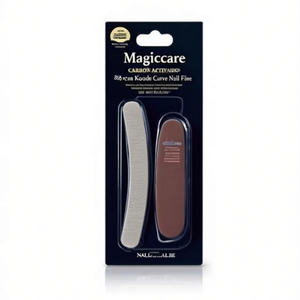 Magicare Korean Made Curve Nail <b>File</b> 80 Grit Single Double Side Professional Salon Use Trim Self Care Beauty Manicure - Product Image 3