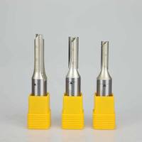 Fraise à face en carbure monobloc non standard revêtue pour routeur CNC OEM, à une seule dent, angle de hélice 30°, HRC 60