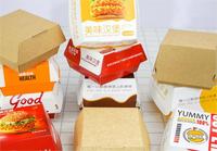 Scatola ecologica per hamburger a conchiglia da asporto con Design personalizzato contenitore usa e getta per Fast Food
