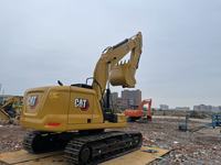 Excavatrice hydraulique Caterpillar 323GC d'occasion à bas prix, modèle 2021, moteur diesel, chenillée, avec pompe et moteur à engrenages