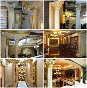 Blanco color de poliuretano columna romana PU <span class=keywords><strong>pilares</strong></span> <span class=keywords><strong>romanos</strong></span> - Product Image 3