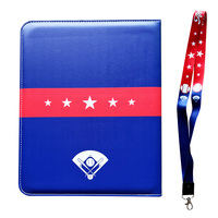 PP PU cuir logo personnalisé 4 9 poches TCG Yugioh Baseball Football Sports Album BGS Dalle de cartes à collectionner classeur avec sangle
