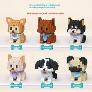 Figura Personalizada de Mascota (Perro o Gato) en Bloques de Plástico ABS, Set Creativo DIY, <span class=keywords><strong>Mini</strong></span> Regalo Bonito, Souvenir Decorativo para Cumpleaños o Parejas - Product Image 1