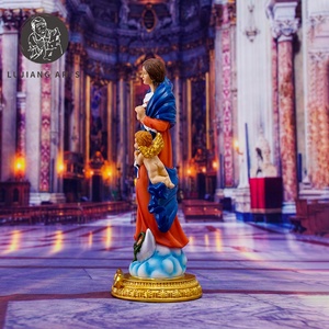 8 pulgadas católica Maria Che Scioglie Nodi estatua resina escultura decoración Maria Che Scioglie Nodi en Base figurita regalo religioso - Product Image 4