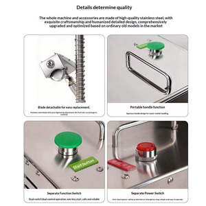 Mesin Pengupas Buah Listrik Stainless Steel untuk Kiwi Apel Jeruk Mesin Pengolah Buah - Product Image 4