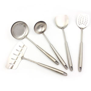 Ensemble d'ustensiles de cuisine en acier inoxydable Home <span class=keywords><strong>Hero</strong></span> pour la cuisine - Spatule multifonction, serveur à spaghetti, cuillère égouttoir, louche - Product Image 3