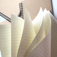 Carnet Kraft à spirale personnalisé pour enfants, idéal pour le dessin, l'art et les fournitures scolaires – Bloc-notes Kraft pour le dessin au crayon