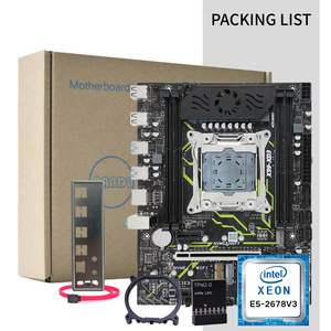 Win11 X99ใหม่พร้อมชุด Tpm2.0 UEFI บูตปลอดภัยเมนบอร์ด MATX พร้อมแรม4xDDR3 Intel Xeon <span class=keywords><strong>E5</strong></span> 2678 V3 Combo X99ชุดมาเธอร์บอร์ด - Product Image 6