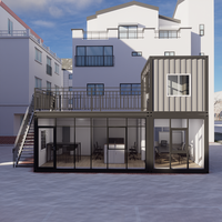 Oficina Contenedor de Ensamblaje Rápido Personalizada, Espacio de Trabajo Prefabricado Modular para Obras de Construcción, Ignífugo de Clase A