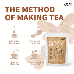 Té de Recuperación Posparto OEM, Suplemento Herbal Natural para Madres Primerizas, Vegano, Sin OMG, 10 Bolsitas de Té de 5g Cada Una - Product Image 2