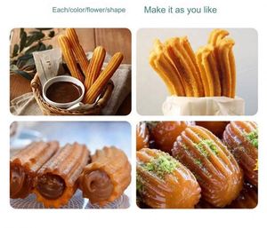 Máquina para Hacer Productos de Cereal, Multifunción 5L/7L, Rellenadora y Freidora de Churros, 60 Piezas/Min, Portátil, para Churros Fritos Estilo Latino - Product Image 5