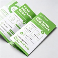 Vente en gros de dépliants mats personnalisés imprimés pour l'introduction de produits, flyers promotionnels pour la diffusion marketing