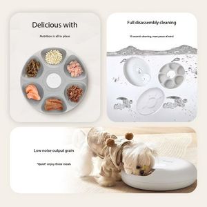 Mangkuk anjing/kucing dengan enam pengaturan makanan jarak jauh, mangkuk anjing/kucing cerdas penggunaan wi-fi otomatis mendukung WiFi - Product Image 4