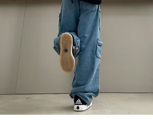 Jeans Casual estivi da donna <span class=keywords><strong>pantaloni</strong></span> Cargo in Denim di colore chiaro <span class=keywords><strong>con</strong></span> ampia tasca e cerniera <span class=keywords><strong>pantaloni</strong></span> <span class=keywords><strong>lunghi</strong></span> - Product Image 6