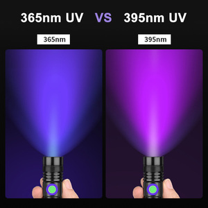 UV-Taschenlampe 365nm Schwarzlicht USB für Haustierflecken, Katzenringwurm, Harzhärtung, Geldprüfung 395nm Ultraviolett-Schwarzlicht - Product Image 3