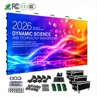 Layar LED Indoor HD, Sewa Layar LED P2.6 P2.9 P3.91, Layar Video Wall LED Outdoor Tahan Air untuk Konser, Pameran, dan Acara