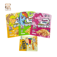 Sacs Doypack en plastique TC PET/VMPET/PE, étanches à l'humidité, de qualité alimentaire, emballage personnalisé pour chips de pommes de terre, légumes croustillants, snacks, résistants à la chaleur