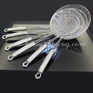 Nhà Bếp Bán Buôn Thép Không Gỉ Spider Strainer Skimmer Jieyang Nhà Máy Dây Thép Không Gỉ Skimmer