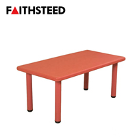 Table et chaises en plastique colorées pour enfants, mobilier préscolaire, ensemble de tables et chaises d'école - Vente chaude