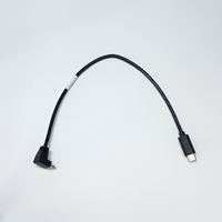 كابل تمديد USB نوع C ذكر إلى ذكر بزاوية قائمة على شكل حرف L مع حد أدنى منخفض للطلب
