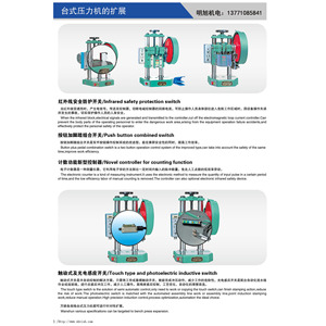 Wanshun Machinery Benchtop <b>Punch</b> Press 6.3 Ton High Precision Metal Working <b>Machine</b> - Product Image 5