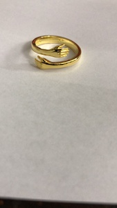 Anillo de Pareja Abierto de Moda Jane Eyre 2026, Anillo de Pareja Personalizado con Diseño de Boca Abierta, Joyería Romántica para Mujer, Regalo - Product Image 2