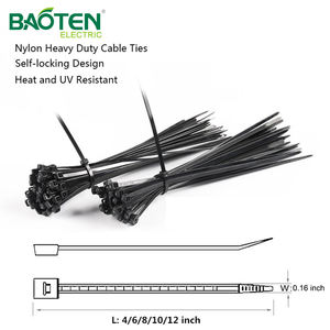 باوتينج الأعلى مبيعاً متعدد الألوان ذاتي الغلق مرن ملتوية رقيقة كابل التعادل BT كابلات النايلون 470 ملليمتر قماش النايلون 3x3 ملليمتر CN;ZHE - Product Image 3