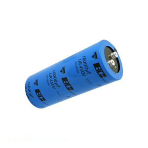 Distribuidor Autorizado, Condensador de Aluminio 4700UF 20% 350V, Montaje en Chasis con Tornillo, 4700 uF MAL210425472E3 - Product Image 1