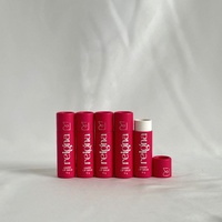 Emballage en carton cylindrique pour baume à lèvres artisanal, écologique, biodégradable, recyclable, tubes en papier kraft pour déodorant