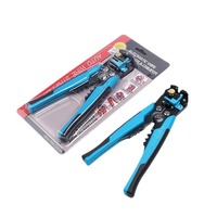 Pince à dénuder automatique en acier à haute teneur en carbone, outil multifonction pour le sertissage, la coupe et les travaux sur les câbles