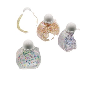 Bouteille de <span class=keywords><strong>parfum</strong></span> personnalisée avec paillettes, jouets à presser collants pour filles et garçons, balle anti-stress, Ours - Product Image 1
