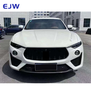 Mise à niveau <span class=keywords><strong>2021</strong></span> Trofeo Design Kits de carrosserie Matériau PP Pare-chocs de voiture pour Maserati Levante 2013 - 2018 Décoration - Product Image 3
